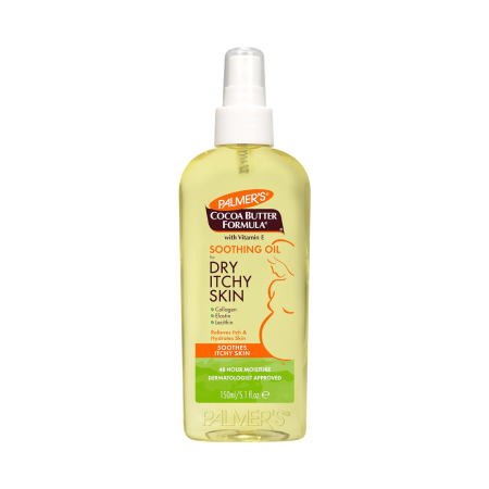 الزيت المهدئ بتركيبة زبدة الكاكاو من بالمرز 150مل PALMER'S Cocoa Butter Formula Soothing Oil Dry Itchy Skin 150ml